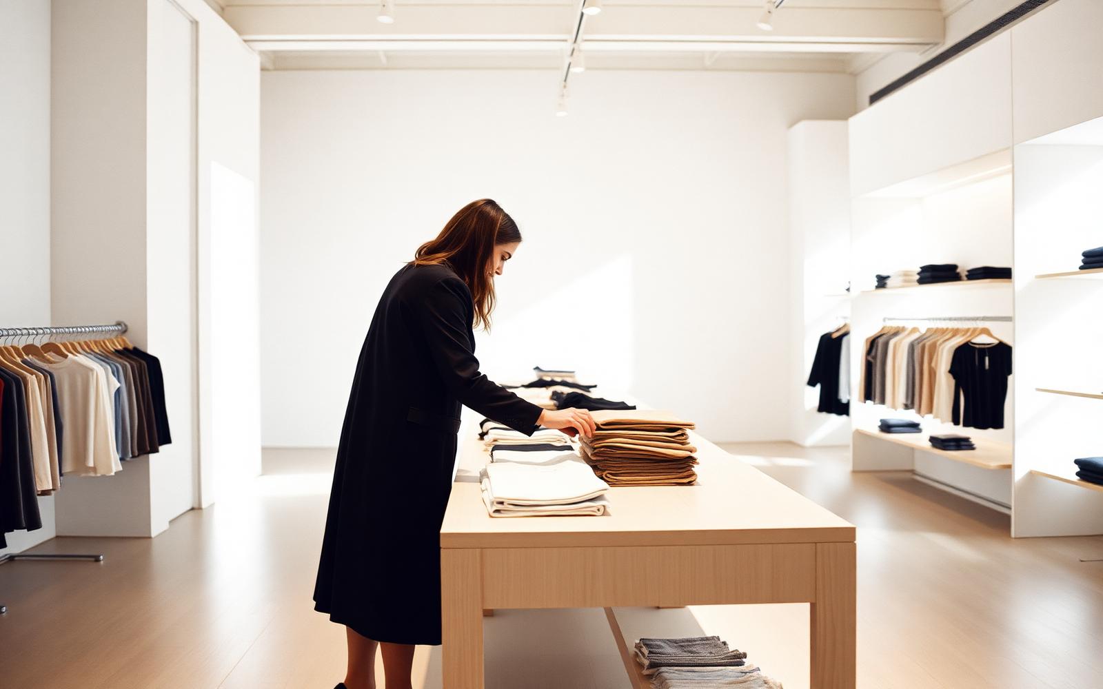 Retail scent marketing: a considered fashion store interior with soft daylight